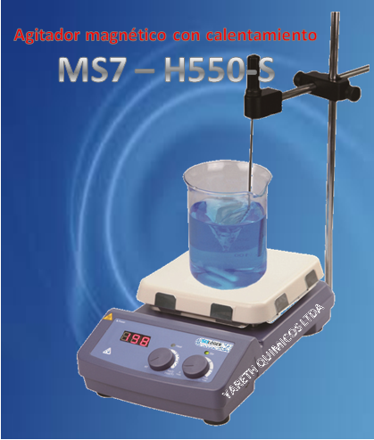 Agitador magnetico con calentamiento MS7 M550 Scilogex Dlab